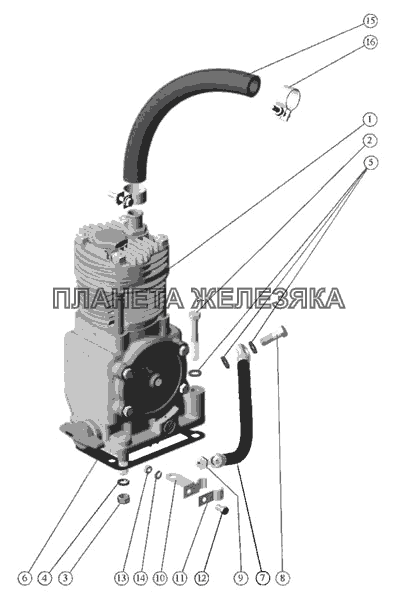 Компрессор МТЗ-80 (2009)